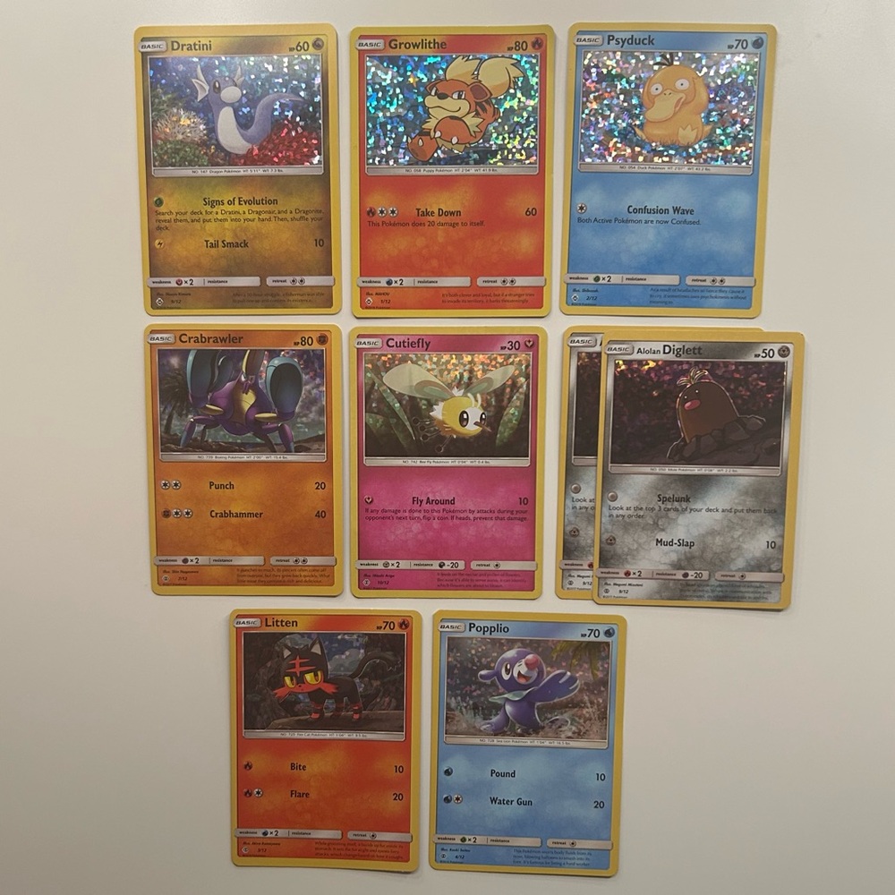 2016-2017-2018 McDonald’s Promos Rare Holo Pokemon Card Lot